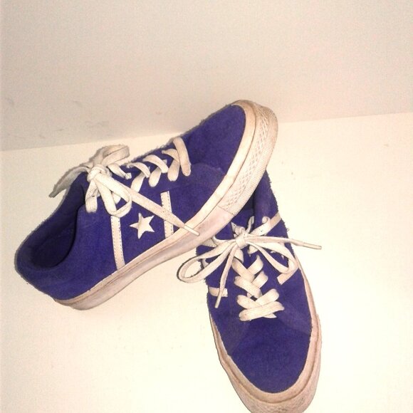 Converse One Star Academy OX Purple and White 7M 9W Shoes - Picture 2 of 3
